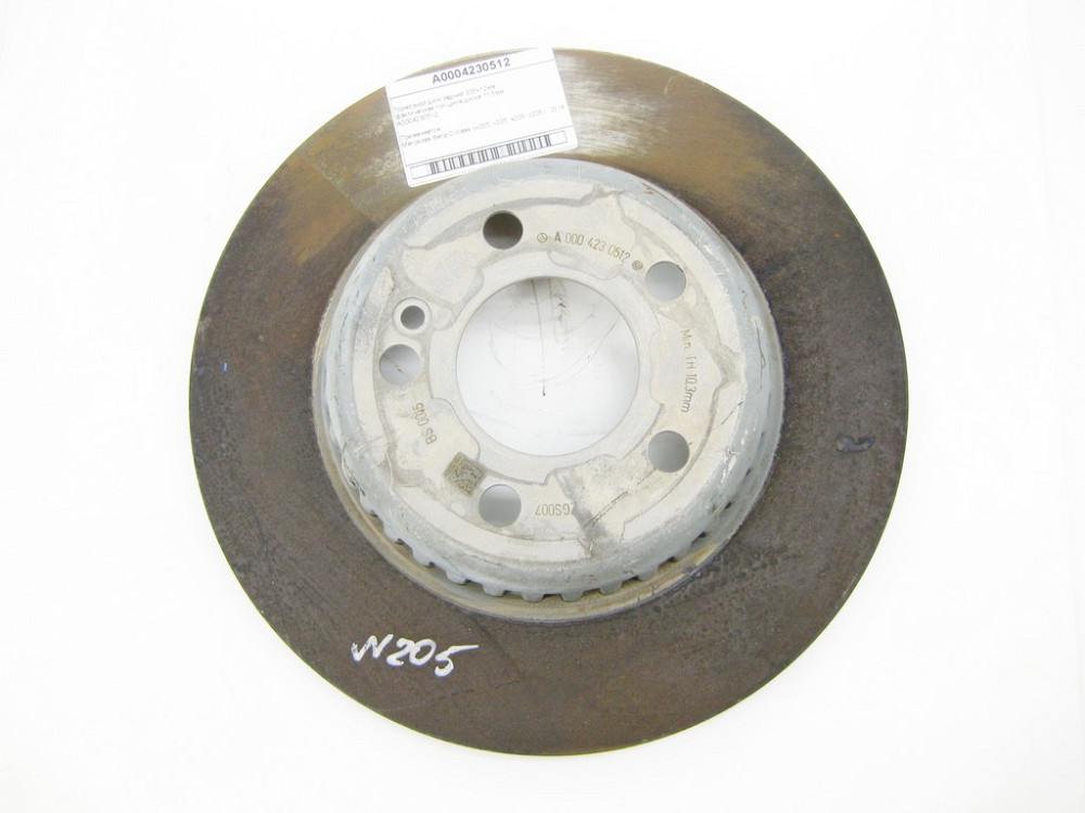 Mercedes-Benz  A0004230512 Гальмівний диск задній 300x12мм C-Class W205 Одесса - изображение 1