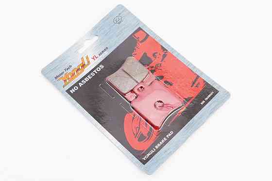 Гальмівні колодки (дискові) Yamaha JOG NEXT ZONE ZR / CW 50; HONDA SFX 50 / SRX 50 / SZX 50; PIAGGIO NRG 50 / NRG 50 / Typhoon 125 к-кт червоні Київ