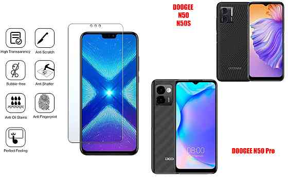 Защитное стекло NeoGlass для DOOGEE N50, N50S, N50 Pro – ультрапрозрачное и устойчивое Киев