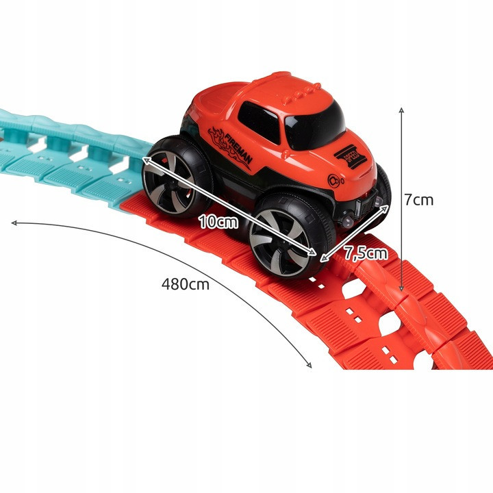 Детская Гоночная трасса с 2 машинками из 192 элемента Kruzzel (22461) Нововолынск - изображение 8