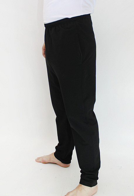 Чоловічі спортивні штани прямі Чорний 52-54 Харків - фото 5