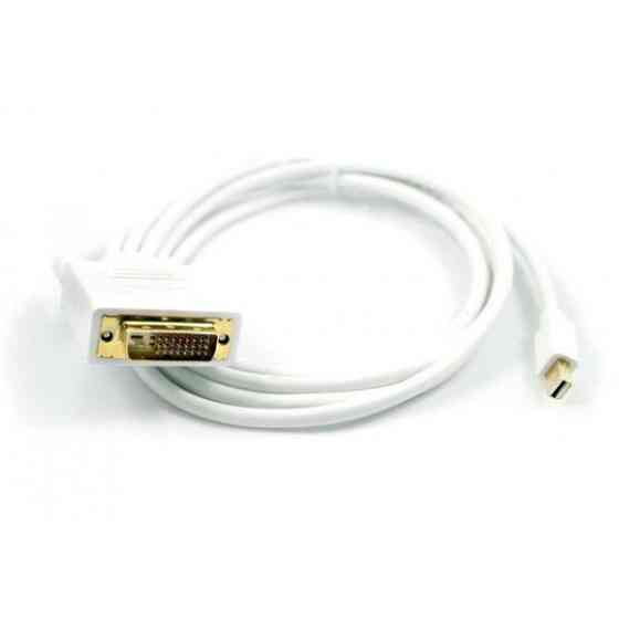 Кабель Mini DisplayPort M - DVI 25 M 1.8м білий (S0197) Киев
