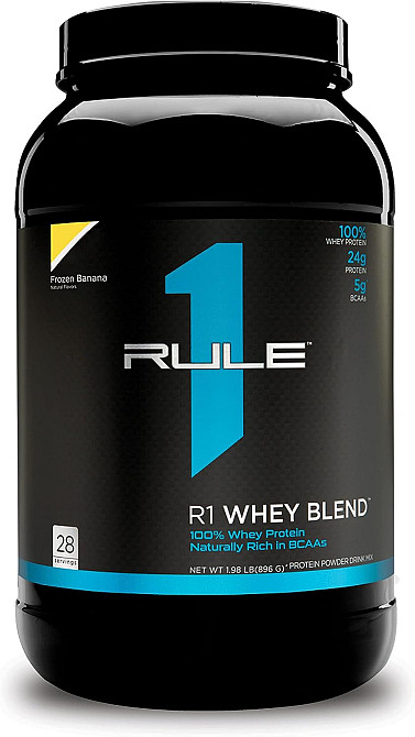 Протеин Rule One Whey Blend 908 gram ( Frozen Banana ) Луцк - изображение 1