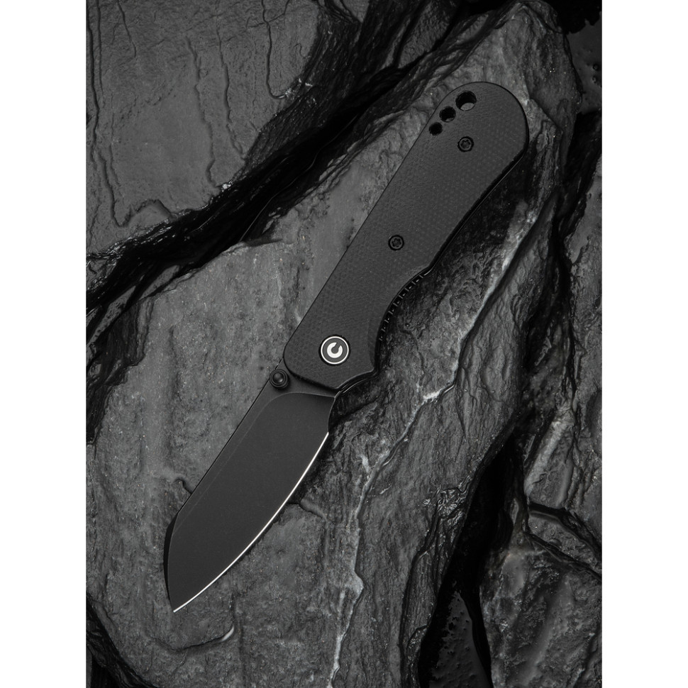 Ніж складаний кишеньковий Civivi Crabby, (6.9 см) 14C28N / Micarta чорний Київ - фото 10