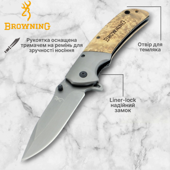 Ніж складаний Browning E24 Дніпро