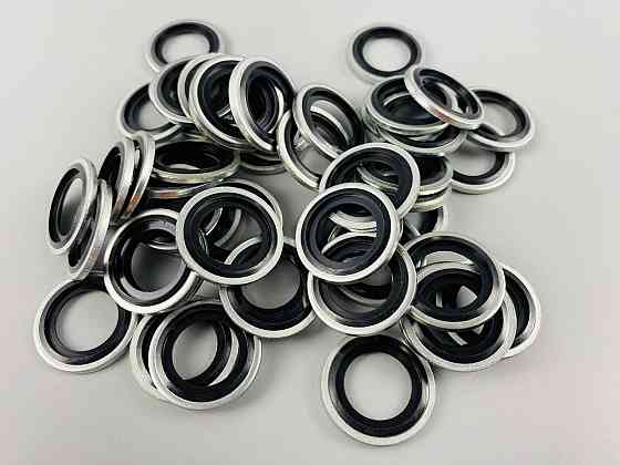 Шайба з гумовим кільцем NBR всередині 18 мм, для гідравліки, олії, води, повітря. Мукачево