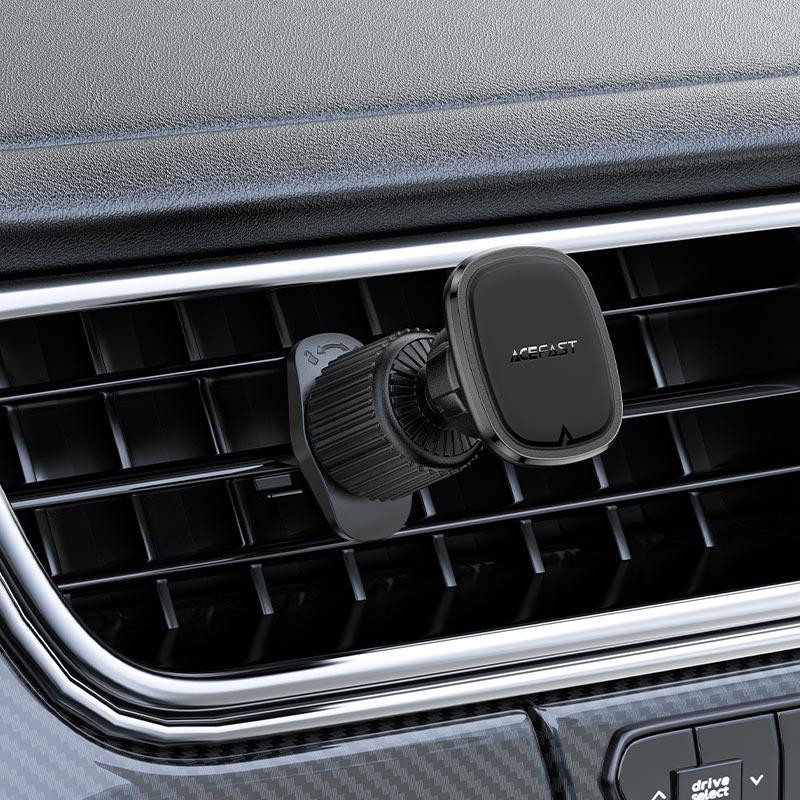 Автотримач для телефона ACEFAST D34 air outlet magnetic car holder Black Ковель - изображение 7