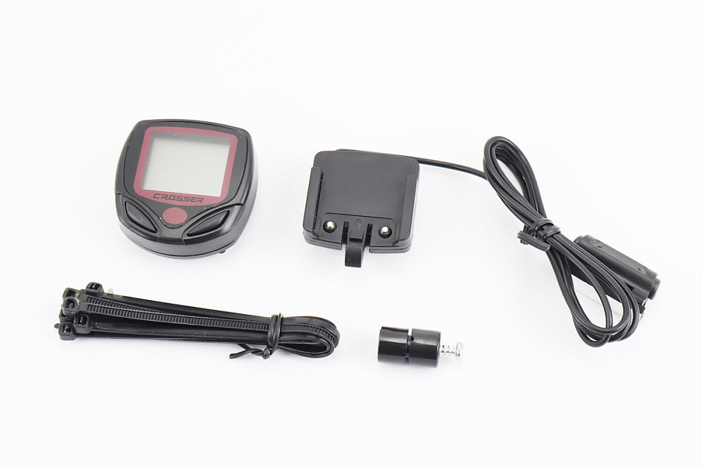 Велокомп'ютер 15-функцій, дротовий, чорний (без батарейок) CBC-5 268А Київ - фото 1