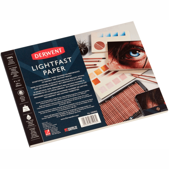 Склейка для рисунку Lightfast 300г/м2 20л Derwent Київ