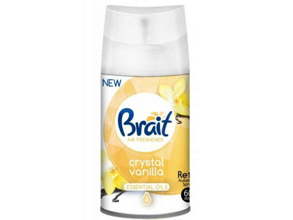 Змінний балон д/автом-го аром-ра Cristal Vanilla 250мл ТМ Brait   Solmir Київ - фото 1