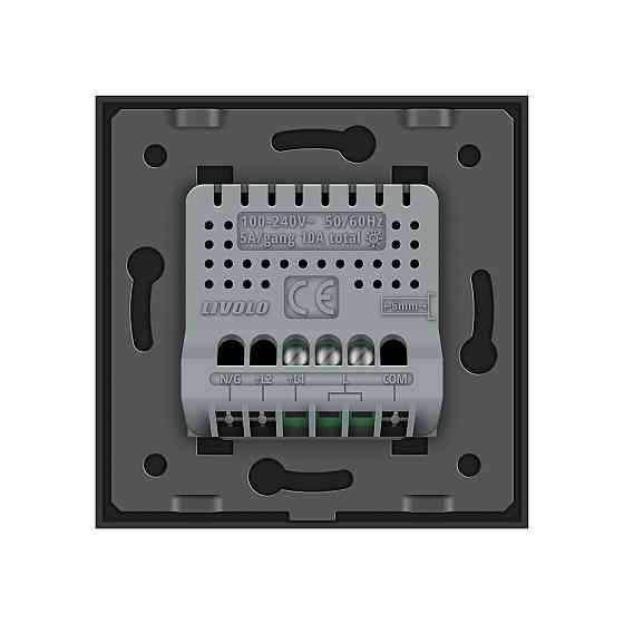 LIVOLO Розумний сенсорний диммер Livolo чорний ZigBee (VL-C7FC1D2Z-2GBP) Коломыя