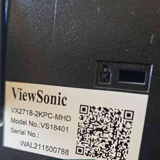 Монітор 27" ViewSonic VX2718 — 2KPC — MHD Київ