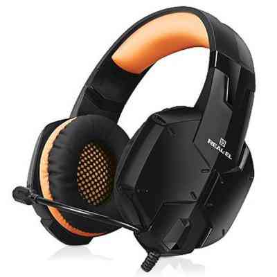 Наушники REAL-EL GDX-7700 SURROUND 7.1 black-orange Винница