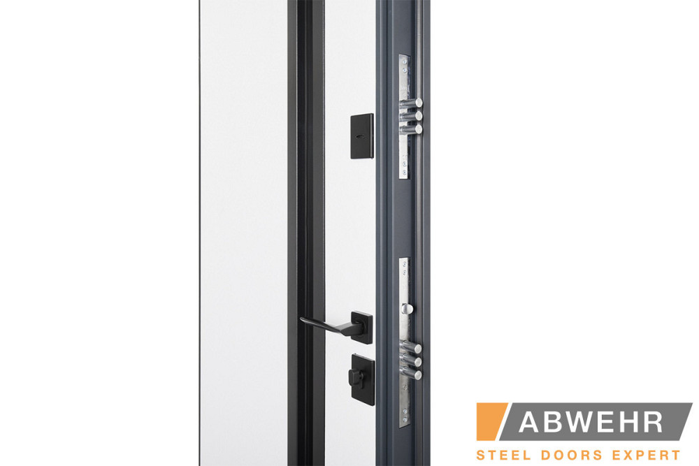 Двери уличные, модель 506 Nordi Glass RAL 7021Т со стеклопакетом 1200 Киев - изображение 8