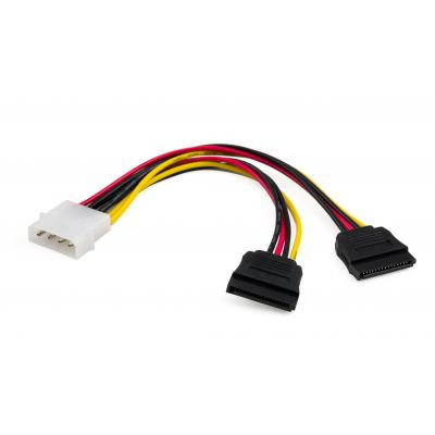 Кабель питания SATA power 0.2m 2 connectors Vinga (VCPSATA2PW2) Винница - изображение 2