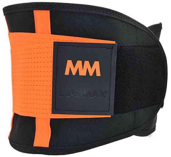 Пояс компресійний MadMax MFA-277 Slimming belt Black/neon orange S Луцк