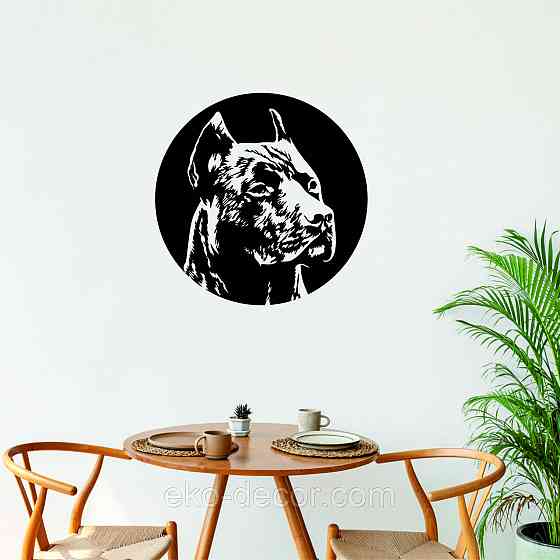 Декоративне настінне Панно «Стафф», Декор на стіну 70*70 см, Чорний Київ