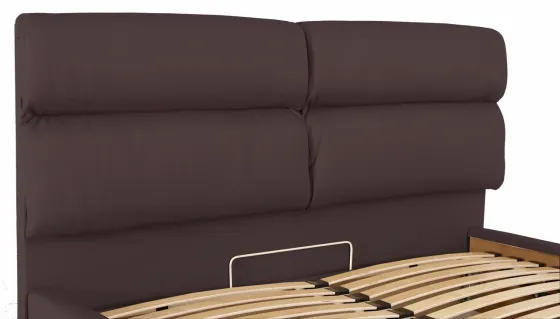 Кровать Oxford Comfort 140 х 190 см Fly 2231 С подъемным механизмом и нишей для белья Темно-коричневый Киев