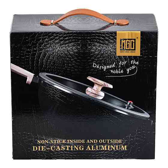 Сковорода 30 см з керамічним покриттям, 5.6 л, біла Київ