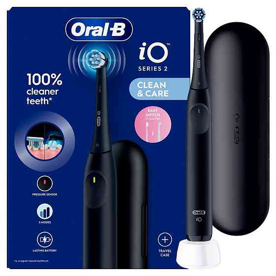 Зубна електрощітка Braun Oral-B iO Series 2 iOS2.1D9.2K Black ( 29543 ) Харків