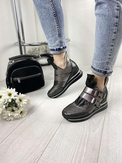 Marko Снікерси жіночі DE MARKO 7001 нікель (весна-літо, шкіра натуральна) (3169) Коломыя - изображение 4