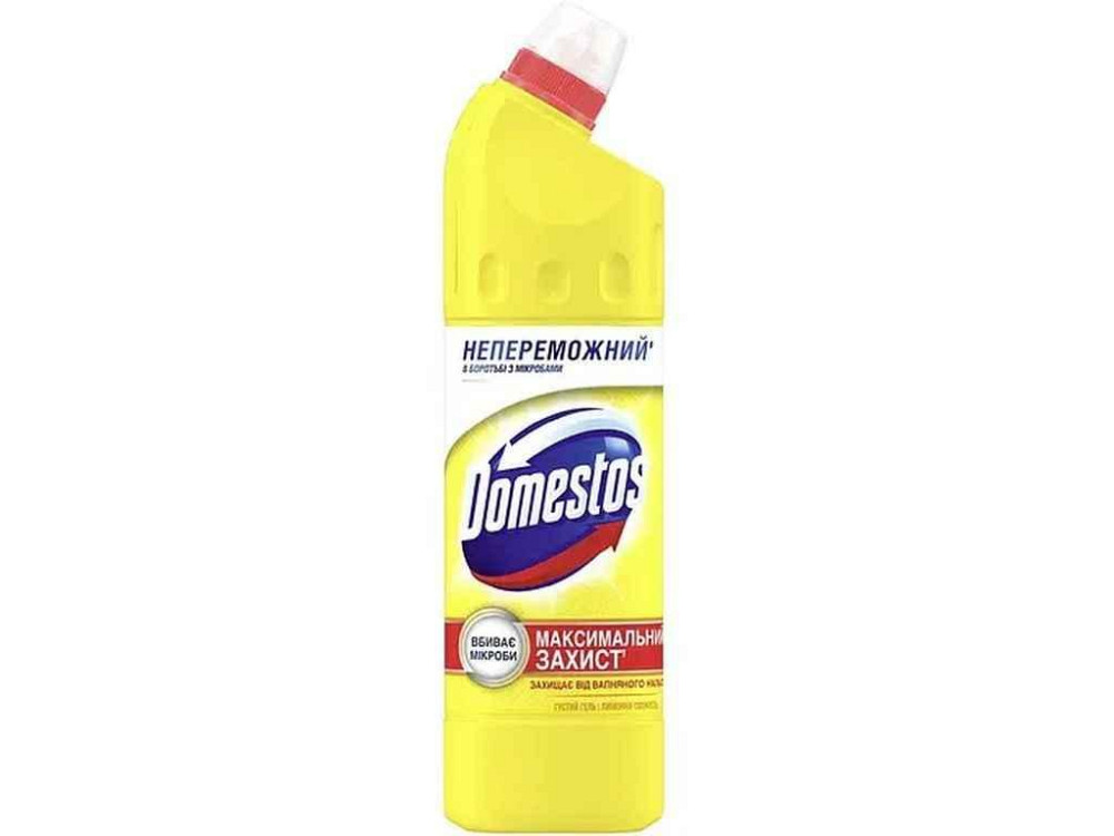 Гель для мытья унитаза 750мл ЛИМОННАЯ СВЕЖЕсть 24 часа ТМ Domestos Киев - изображение 1