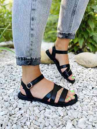 Rosta Босоніжки жіночі ROSTA 1044 чорні (літо, шкіра натуральна) (5142) Коломыя