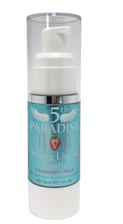Жидкий вибратор - 5th Paradise Strawberry, 30 мл Sex Aura Киев