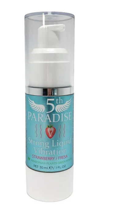 Рідкий вібратор - 5th Paradise Strawberry, 30 мл Sex Aura Київ - фото 1