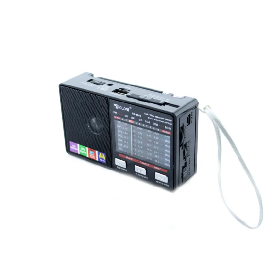 Портативный Радиоприемник Golon RX-8866 С Динамиком, Поддержкой USB, SD, FM/AM/SW, Питание От Сети И Батареек Одесса