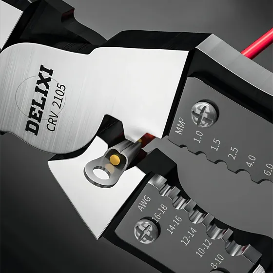 Многофункциональные плоскогубцы для зачистки провода пассатижи комбинированные 1-6мм2 225мм Киев