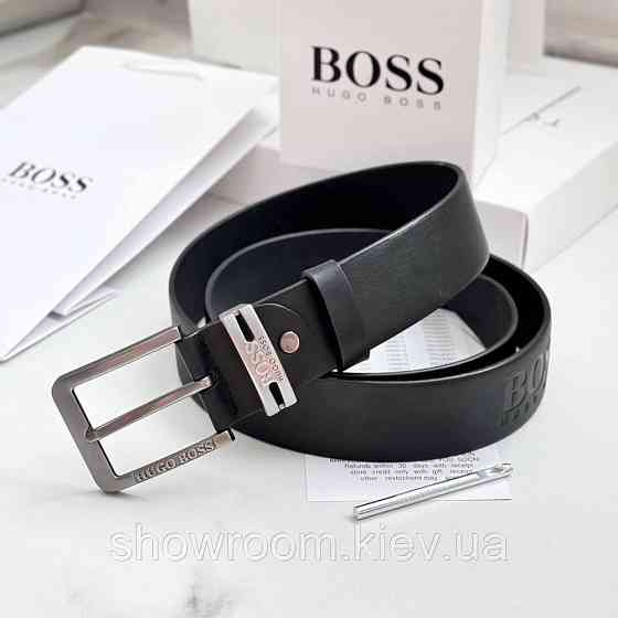 Мужской брендовый ремень из натуральной кожи (221) Киев