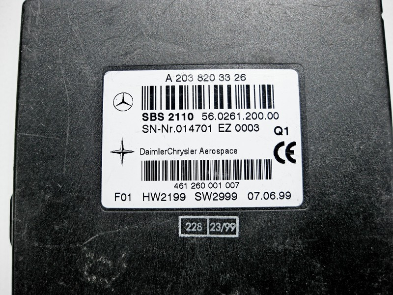 Mercedes-Benz  A2038203326 Блок керування голосом E-Class W210 C-Class W203 CLK C209 S-Class W220 Одесса - изображение 3