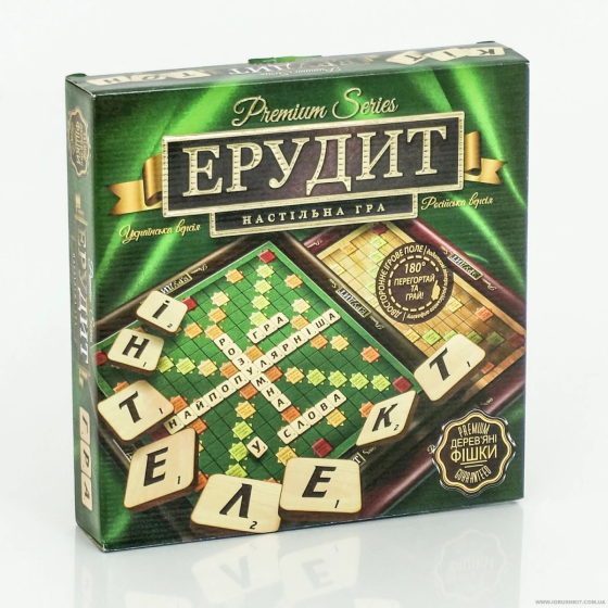 Настільна гра "Ерудит" 2в1: РУС+УКР для всієї родини Київ