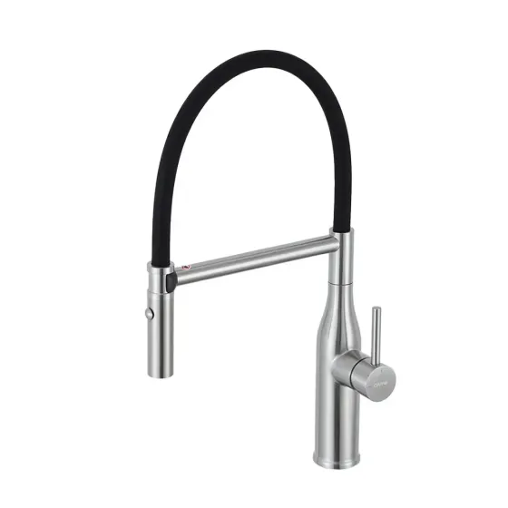 Смеситель для кухни с гибким изливом GAPPO G4098-25 сатин Киев