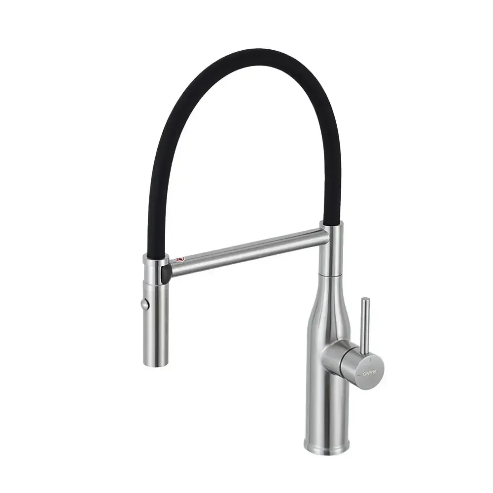 Смеситель для кухни с гибким изливом GAPPO G4098-25 сатин Киев - изображение 1