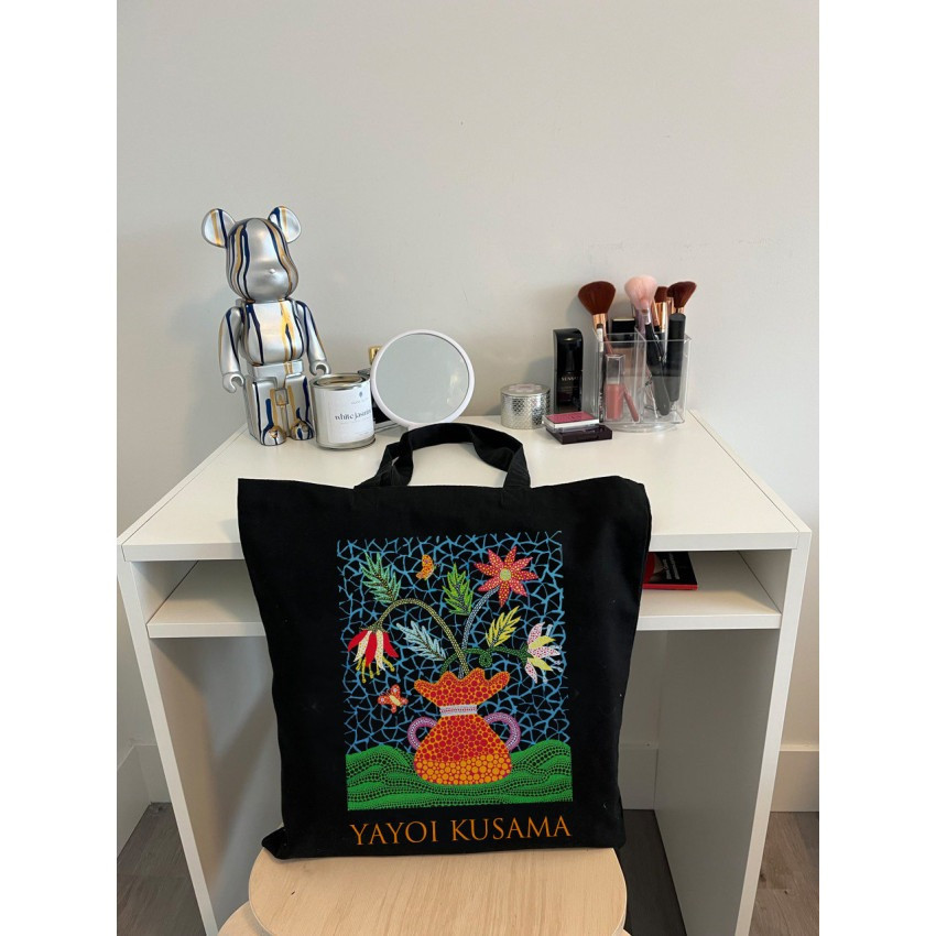 Екошопер BookOpt BK4084 YAYOI KUSAMA Квіти, чорний Киев - изображение 6