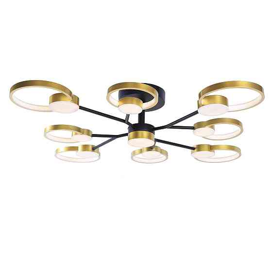 SIRIUS Люстра світлодіодна акрилова Sirius Ш 1313/9 Black+Gold Коломия