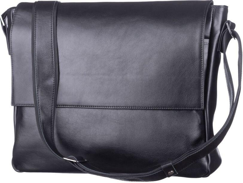 Сумка кожаная Черная (SHVIGEL) Киев - изображение 2