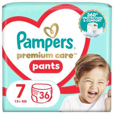 Подгузники Pampers Premium Care Pants Трусики Размер 7 (17+кг) 36 шт. (8700216339001) Винница