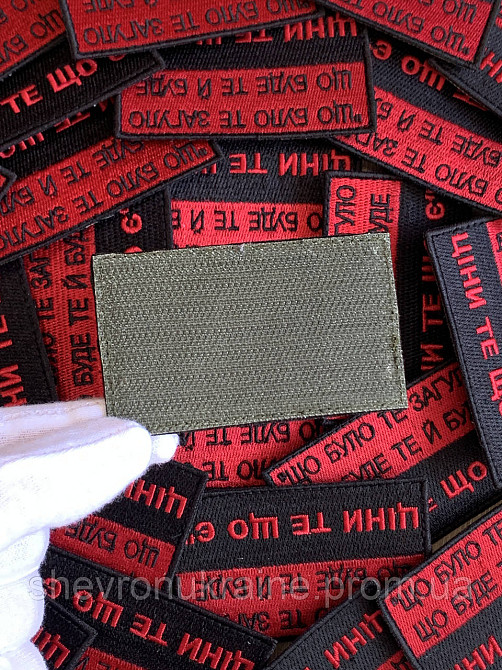 Шеврон ЦЕНИ ТО ЧТО ЕСТЬ (Форма прямоугольная. На липучке) Размер 5x8см Киев - изображение 7