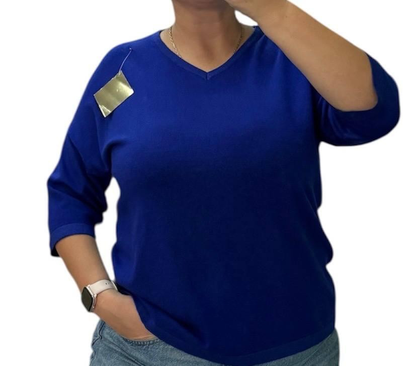 Женская базовая повседневная кофта американка хлопок, кашемир Электрик Одесса - изображение 1