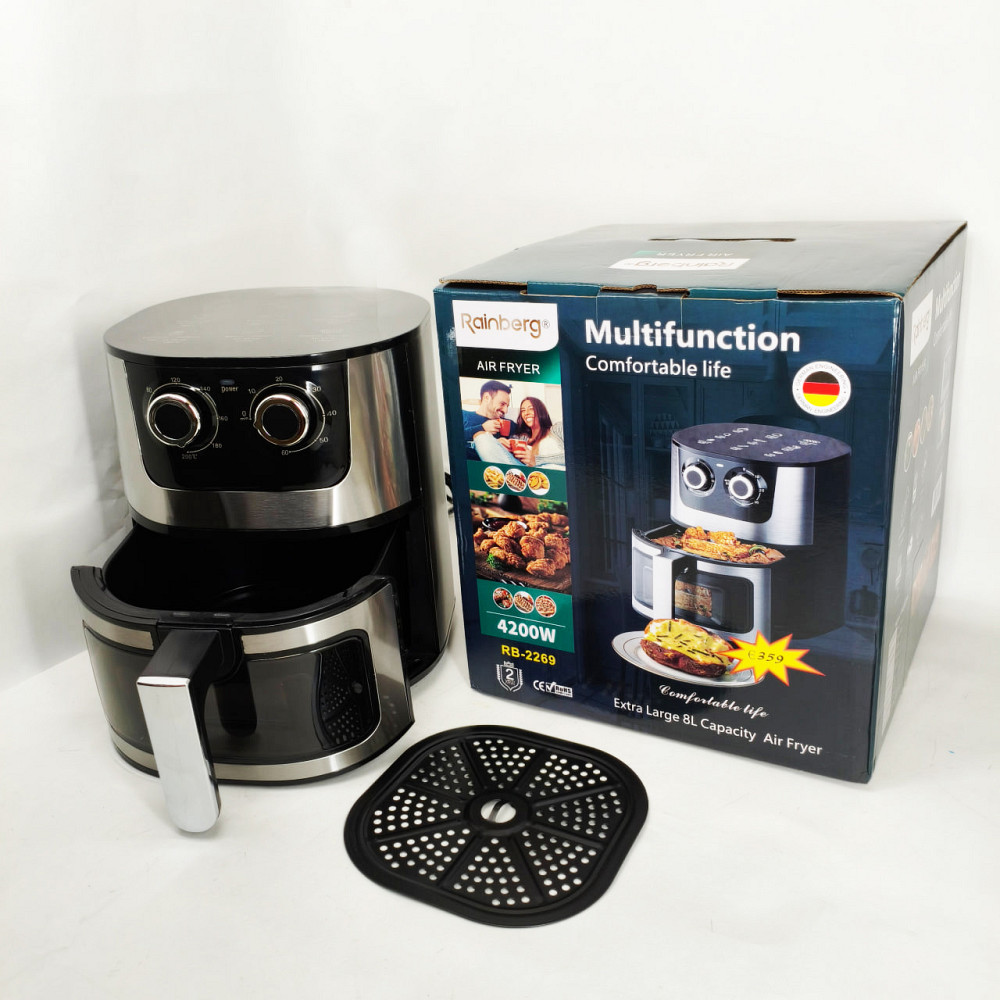 Мультипечь с функцией аэрофритюрницы и грилем, Сенсорная аэрофритюрница аэрогриль мультипечь для дома SF-67 Львов - изображение 5