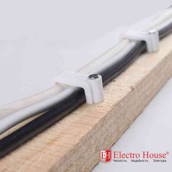 Клипса монтажная с гвоздя плоская 4 мм, 100 шт. Днепр