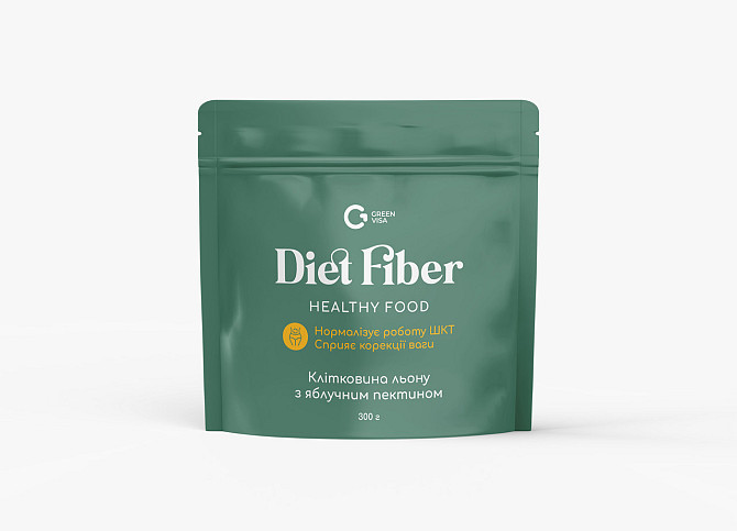 Клітковина Diet Fiber / ТМ Грін-Віза / 300 г Київ - фото 1