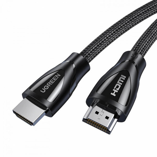 Кабель HDMI M - M, 1.0 м, V2.1 With Braid 8K@60Hz/4K@120Hz, HD140 UGREEN Чорний (80401) Київ - фото 1