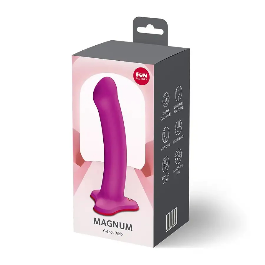Фаллоимитатор Fun Factory MAGNUM Blackberry, очень гибкий, длина 18,3 см, диаметр 3,7 см Львов - изображение 5