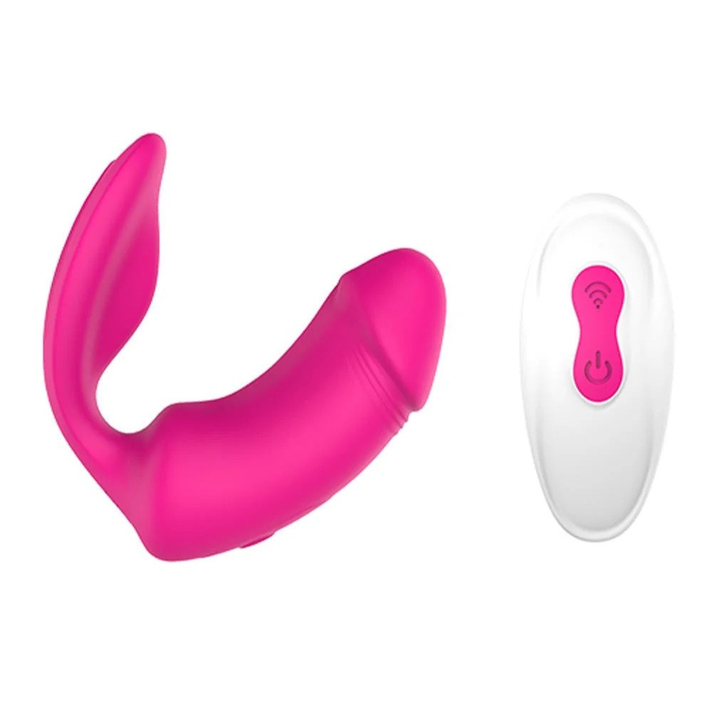 Вагінально-кліторальний вібратор Dream Toys Essentials з пультом, рожевий, 9 × 3 см Sex Aura Київ - фото 9