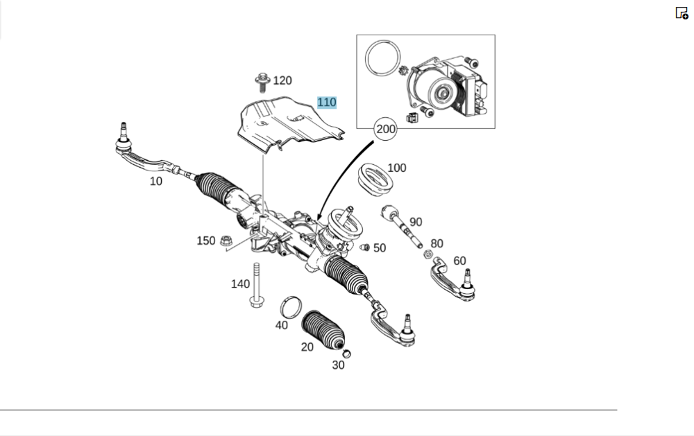 Mercedes-Benz  A2464660738 Тепловий екран рульової рейки CLA C117 CLA Shooting Brake X117 GLA X156 A-class W176 B-class W242 B-class W246 Одесса - изображение 2