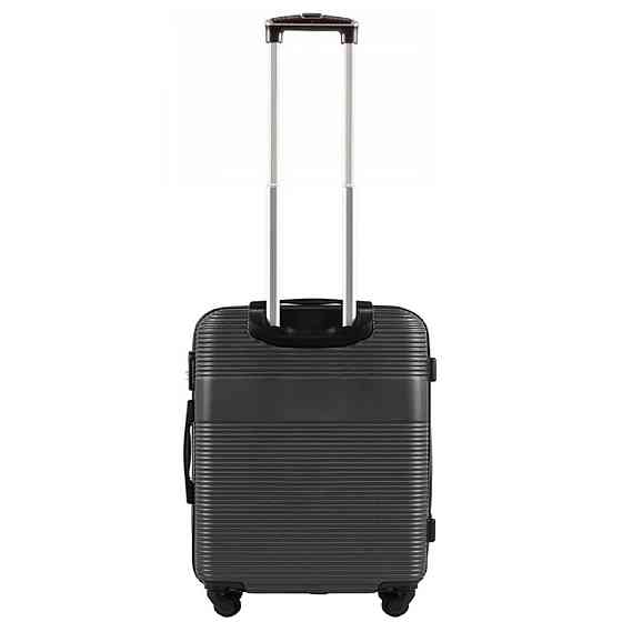 Валіза пластикова WINGS 5398 мала 55 см графіт Київ